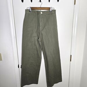 Mollusk California Women's Classic Olive High Waist Nice Pants NWT Size 8